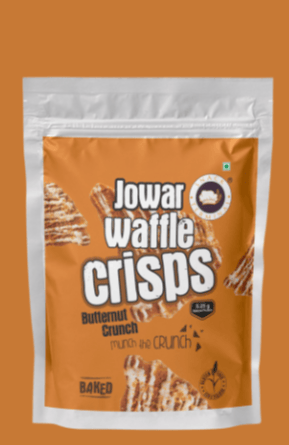 Jowar Butternut Crunch Waffle Crisps