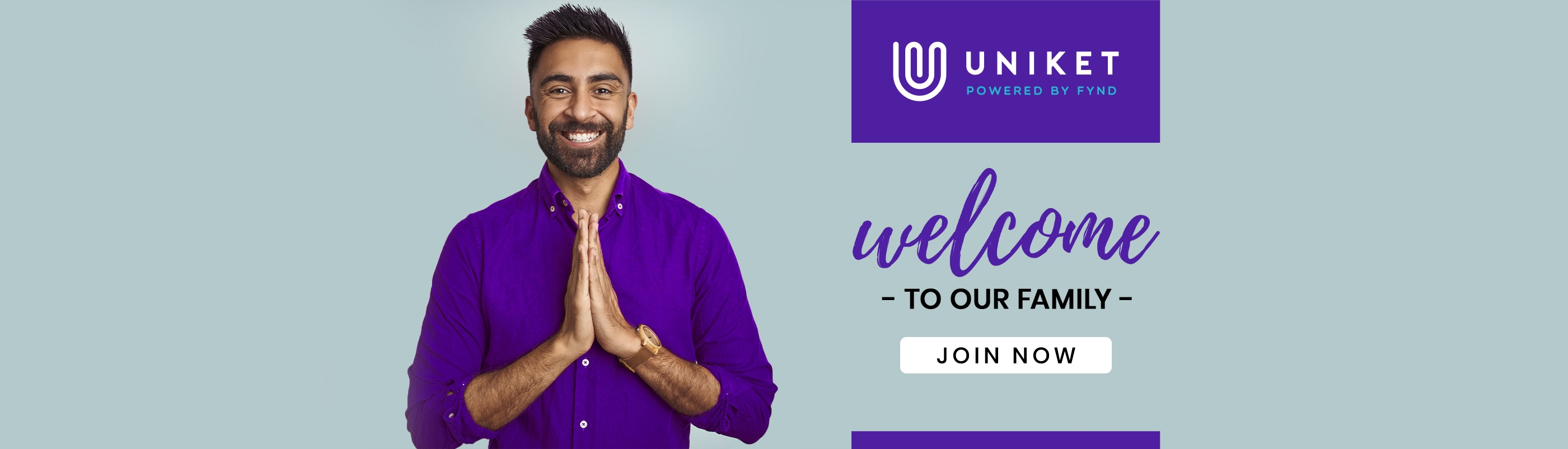 Uniket Partners welcome banner