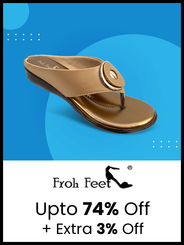 Froh Feet upto 74% off + Extra 3% off Uniket