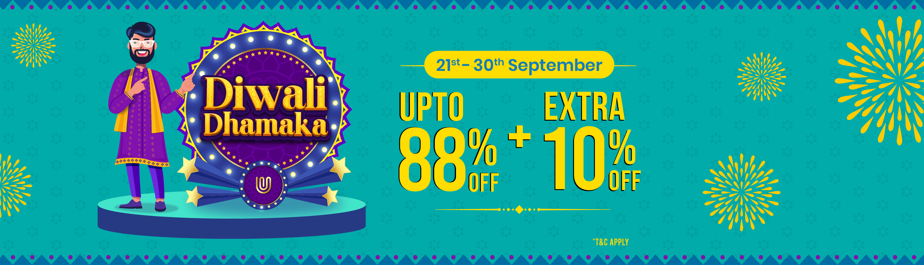 Uniket Diwali Dhamaka Sale Upto 88% off + Extra 10% off