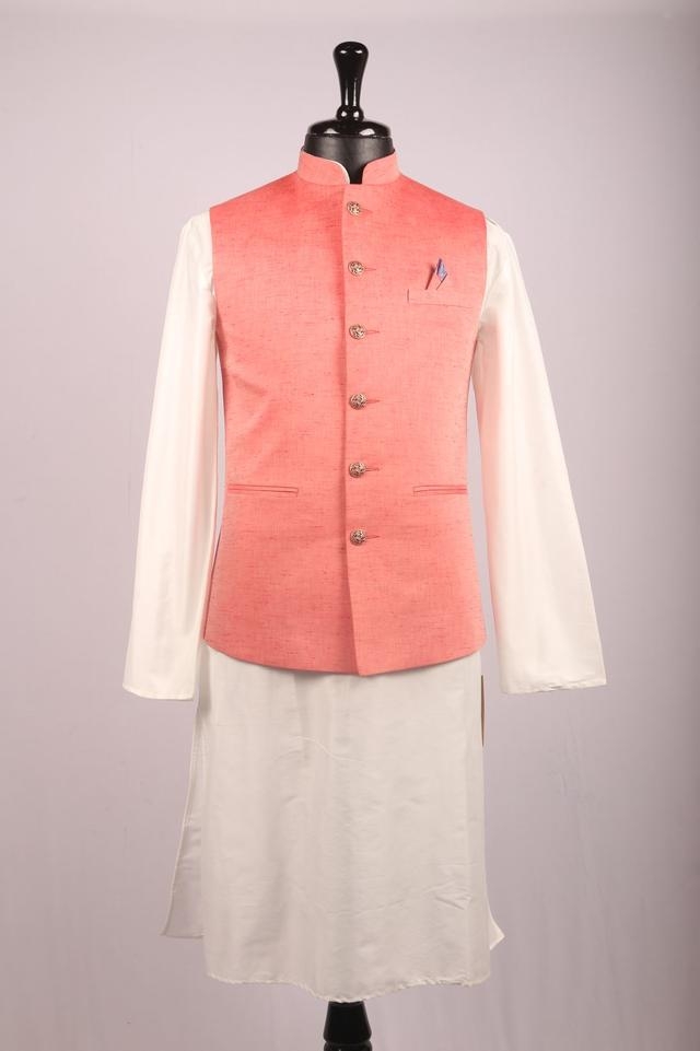 Raymond Light Pink Ethnic Jacket