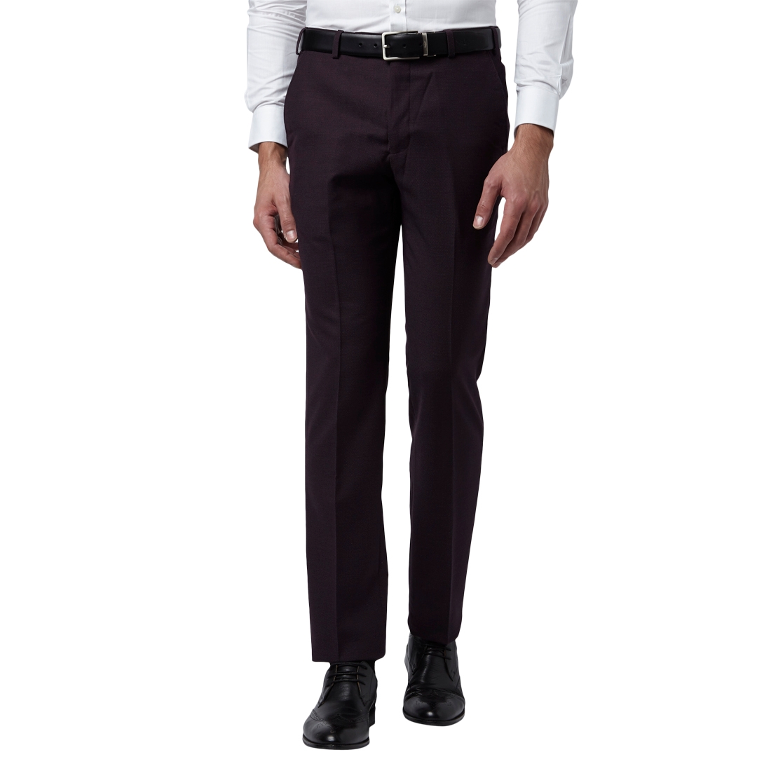 Park Avenue | Park Avenue Dark Violet Super Slim Fit Trouser