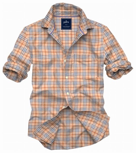 PARX | XMSS08957E3 Medium Orange Casual Shirt