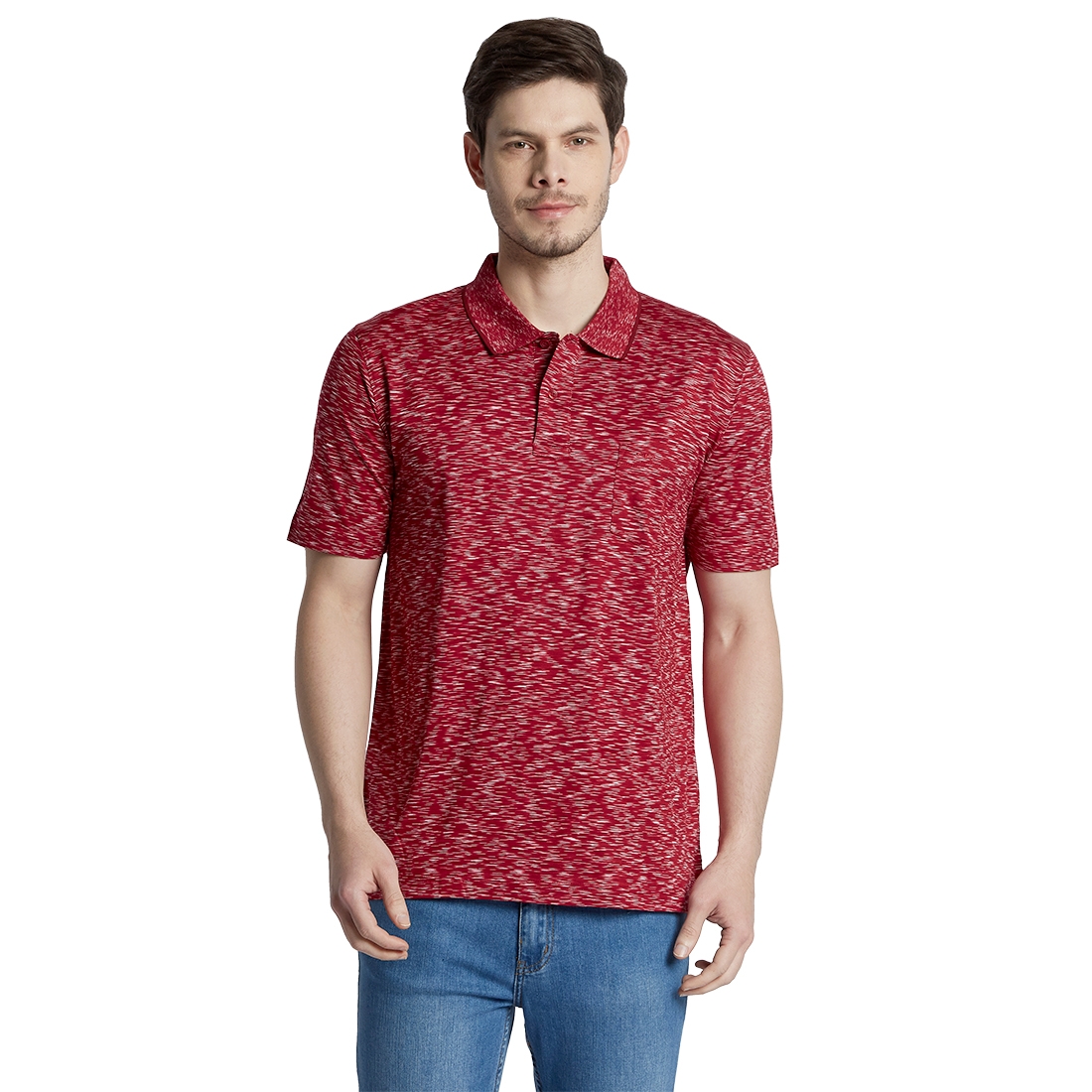 ColorPlus | ColorPlus Dark Red Regular Fit T-Shirt