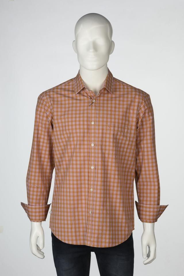 ColorPlus | ColorPlus Medium Orange Formal Shirt