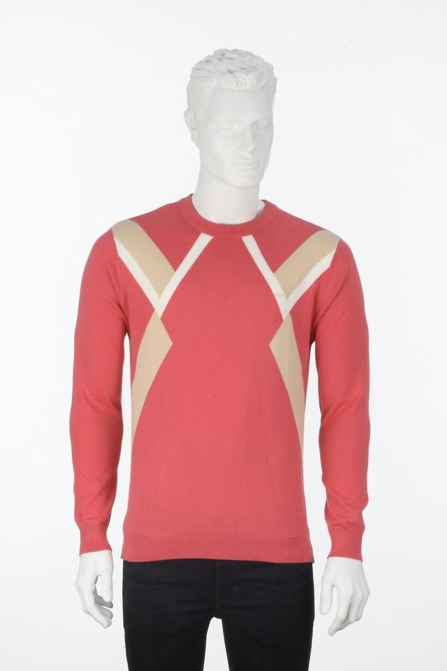 ColorPlus | ColorPlus Solid Red Slim Fit Sweater