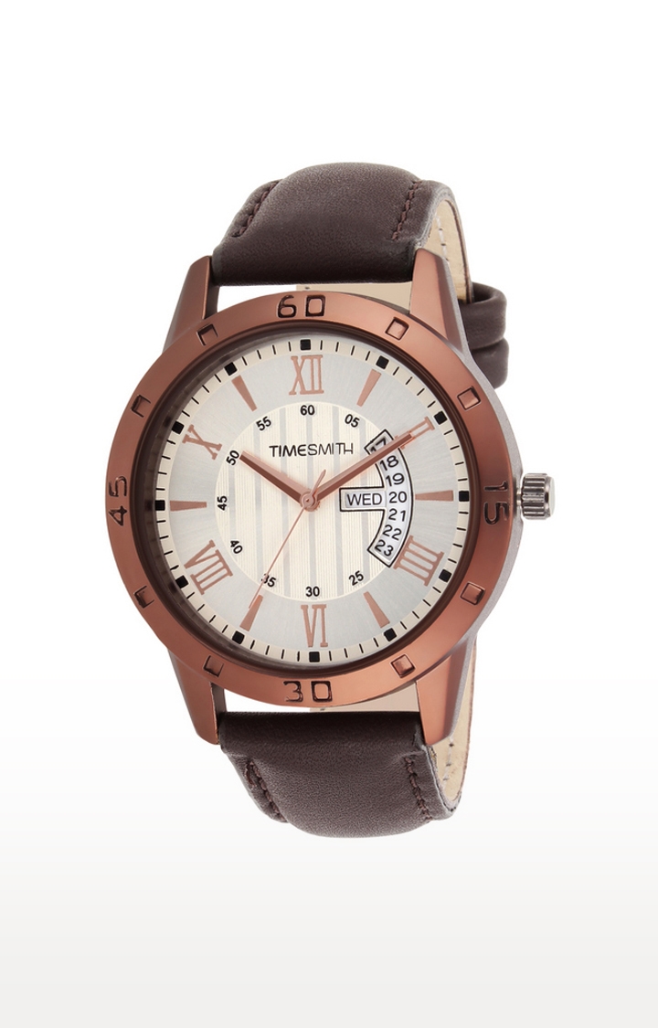 Timesmith Brown Analog Watch For Men