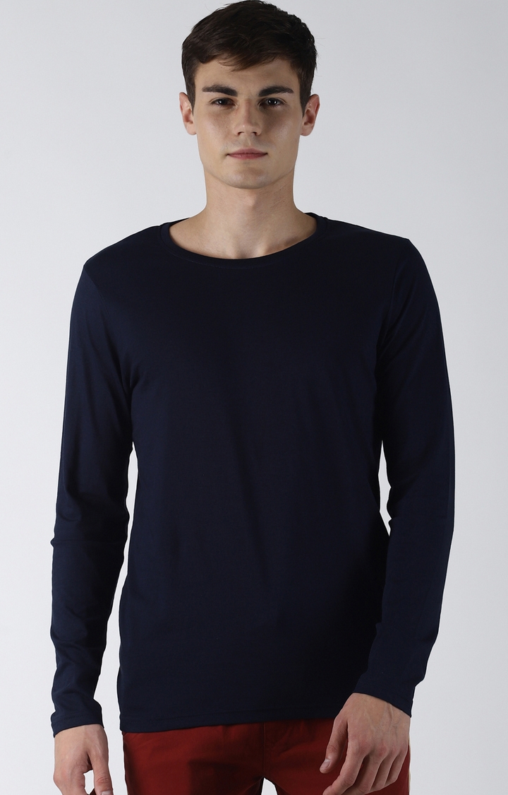 Blue Saint | Navy Solid T-Shirt
