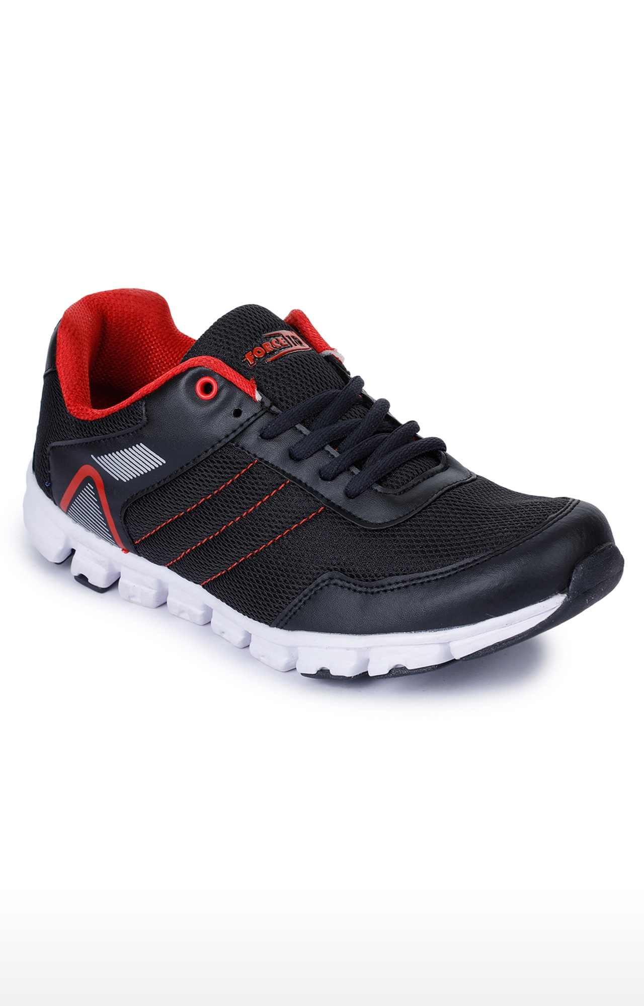 Liberty | Force 10 by Liberty Black Lace-up Sports Shoes
