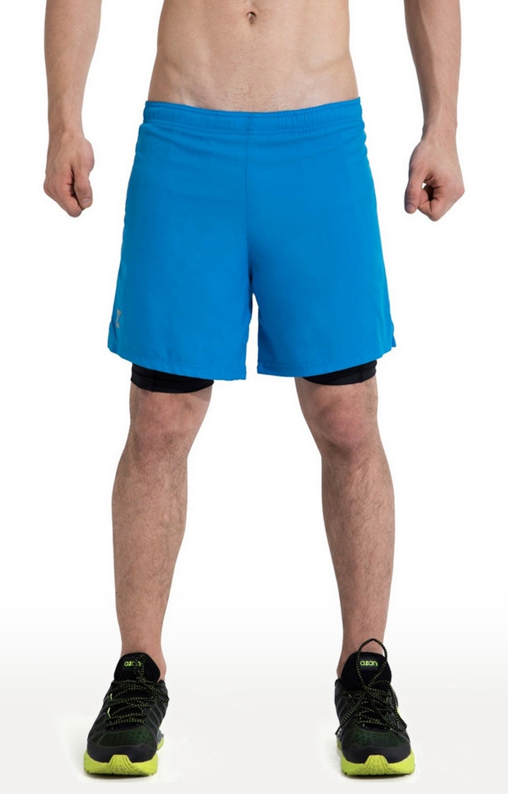 Azani | Blue Solid Shorts