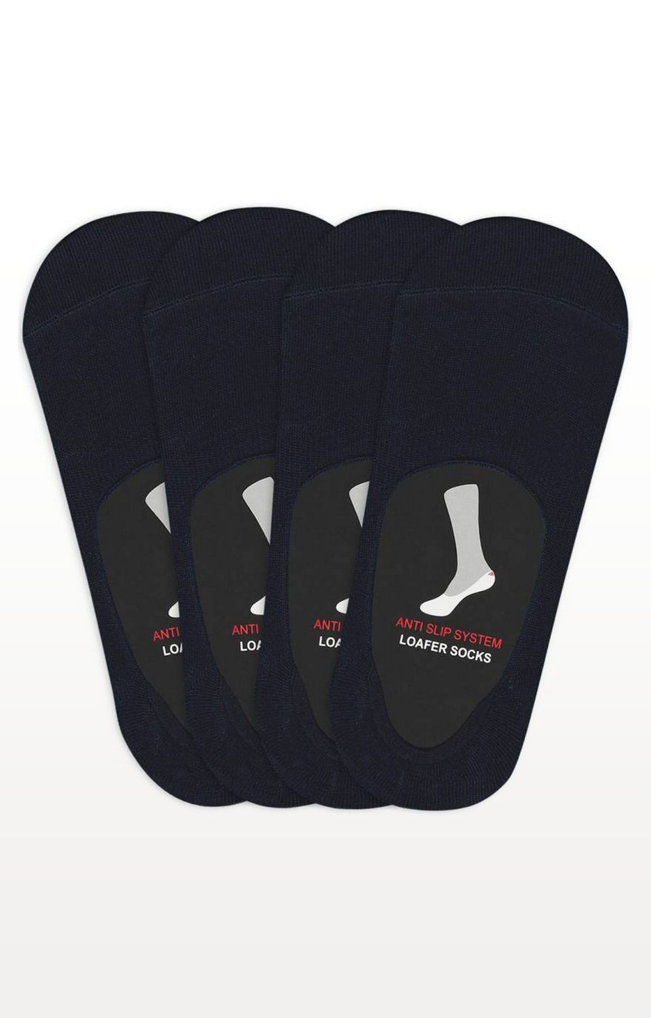BALENZIA | Navy Solid Socks - (Pack of 4)