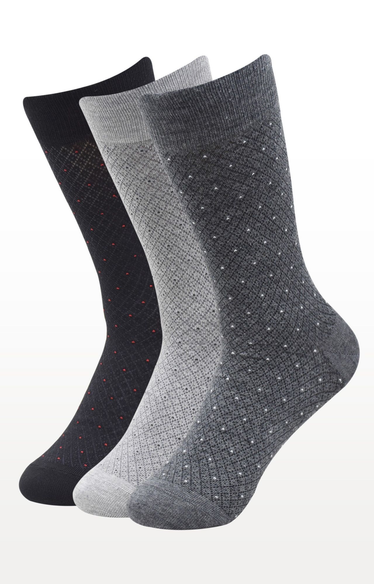 BALENZIA | Multicoloured Printed Socks - (Pack of 3)