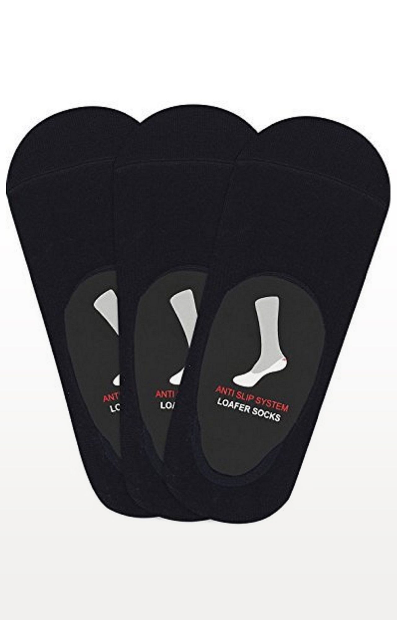 BALENZIA | Black Solid Socks - Pack of 3