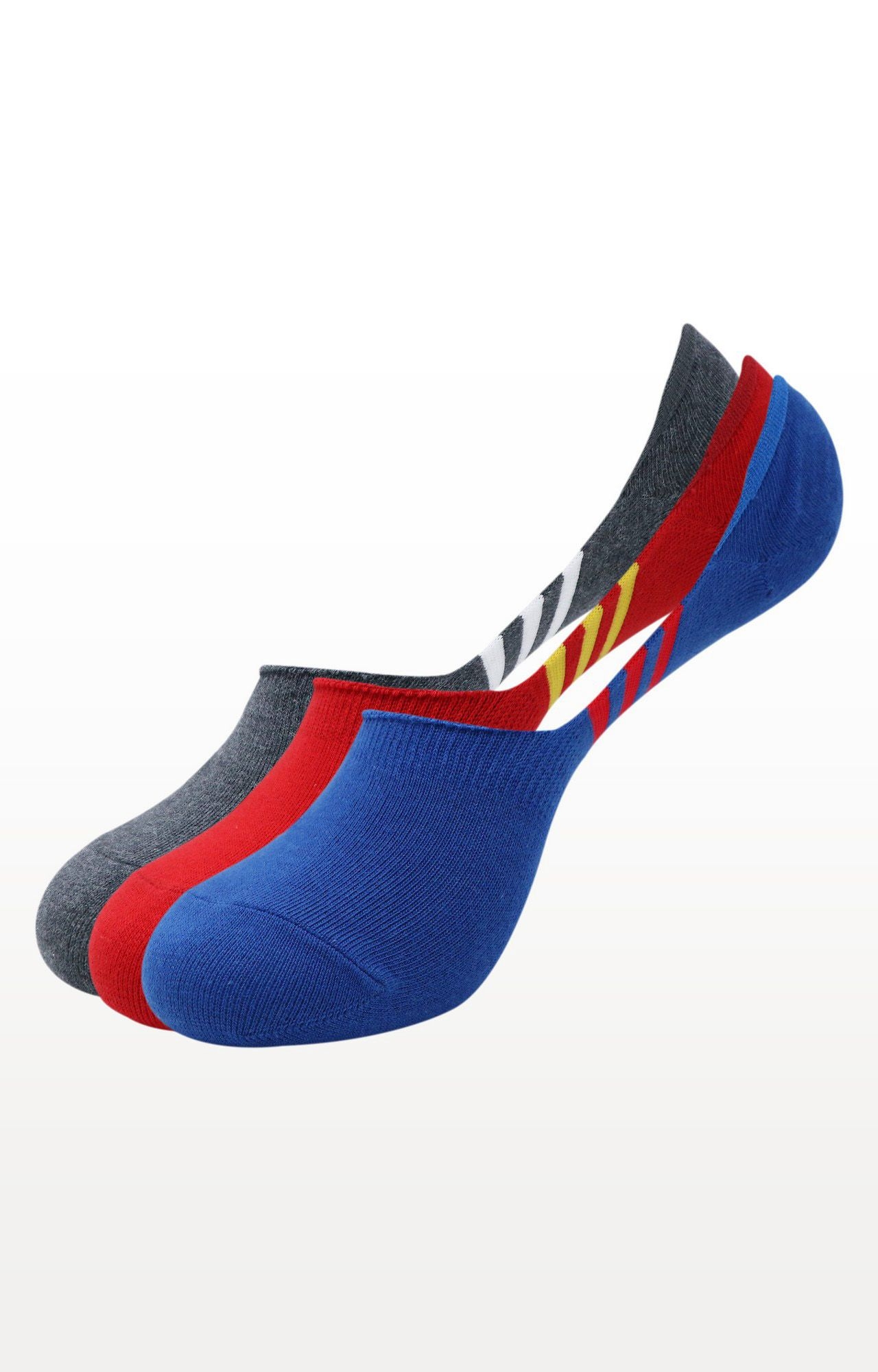BALENZIA | Multicoloured Striped Socks - Pack of 3