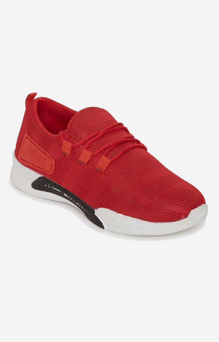 Climbr | Red Casual Lace-ups