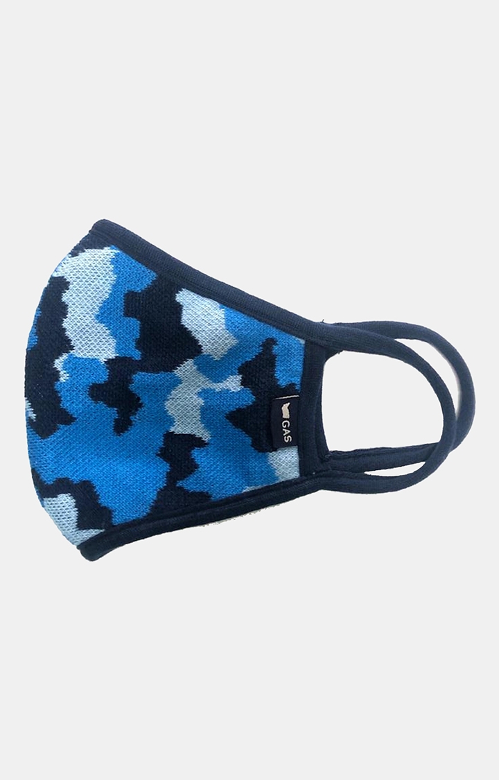 GAS | Blue Camouflage Mask