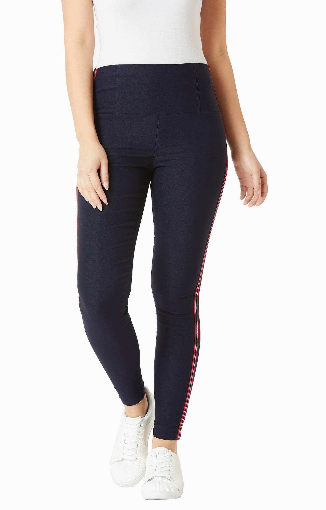 MISS CHASE | Navy Blue Jeggings