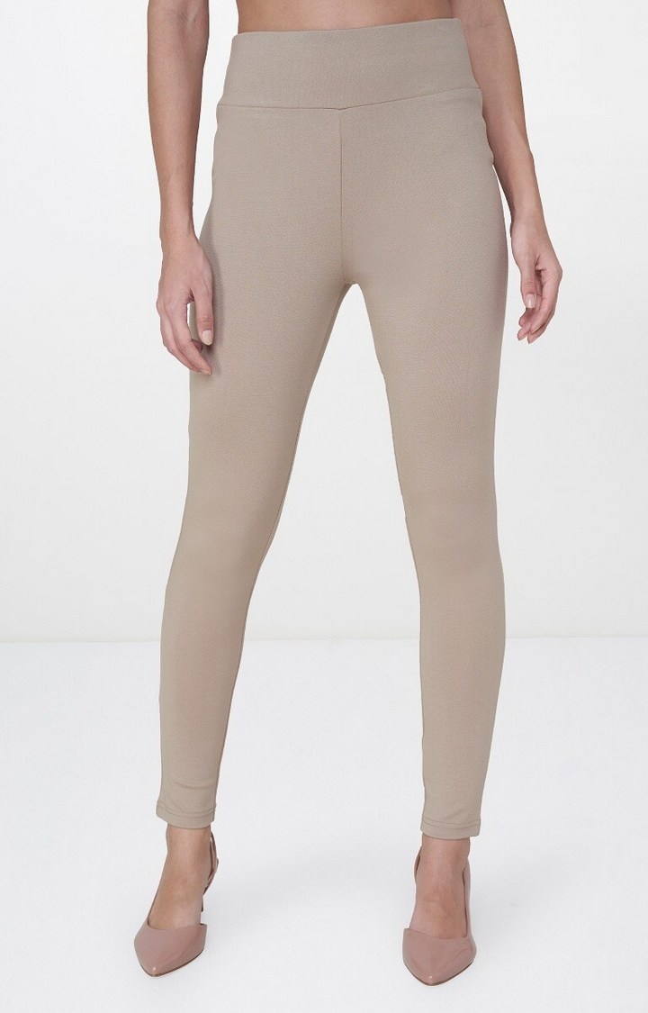 AND | Beige Jeggings
