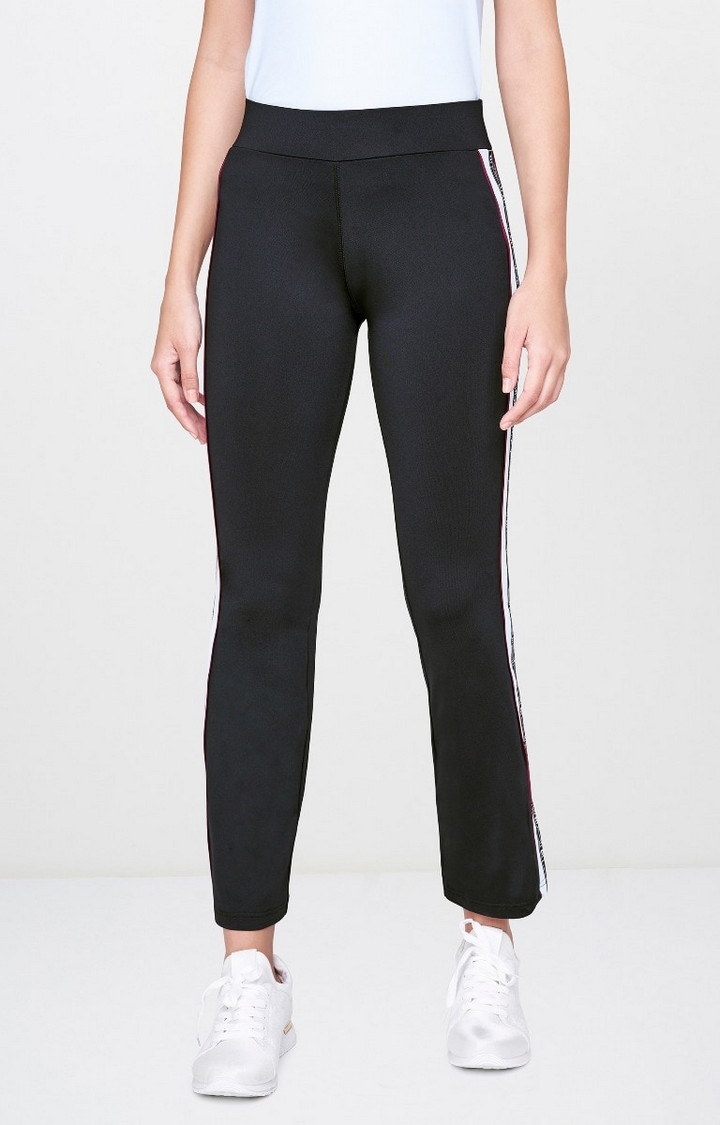 AND | Black Solid Trackpants