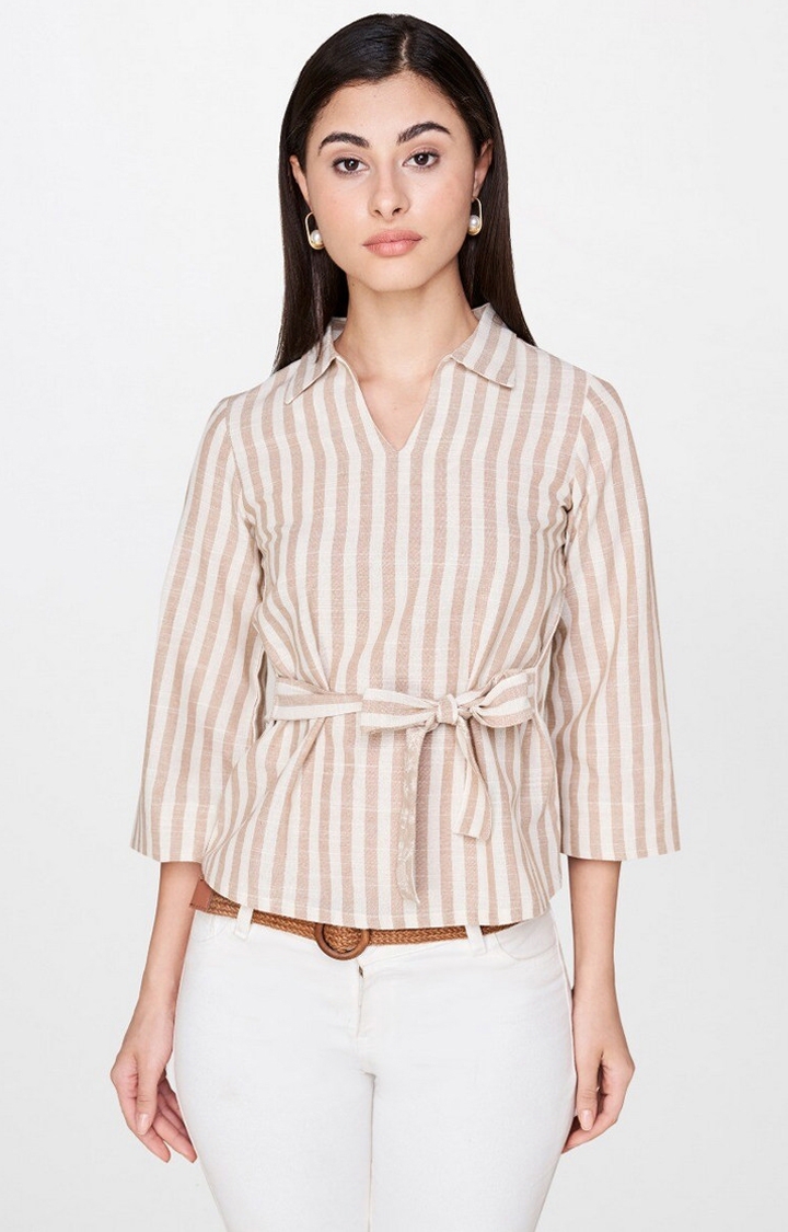 AND | AND BEIGE TOP