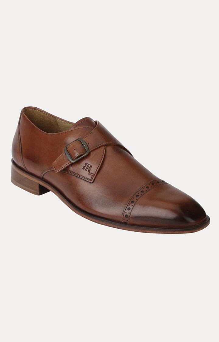 Raymond | Brown Monk-strap Shoes