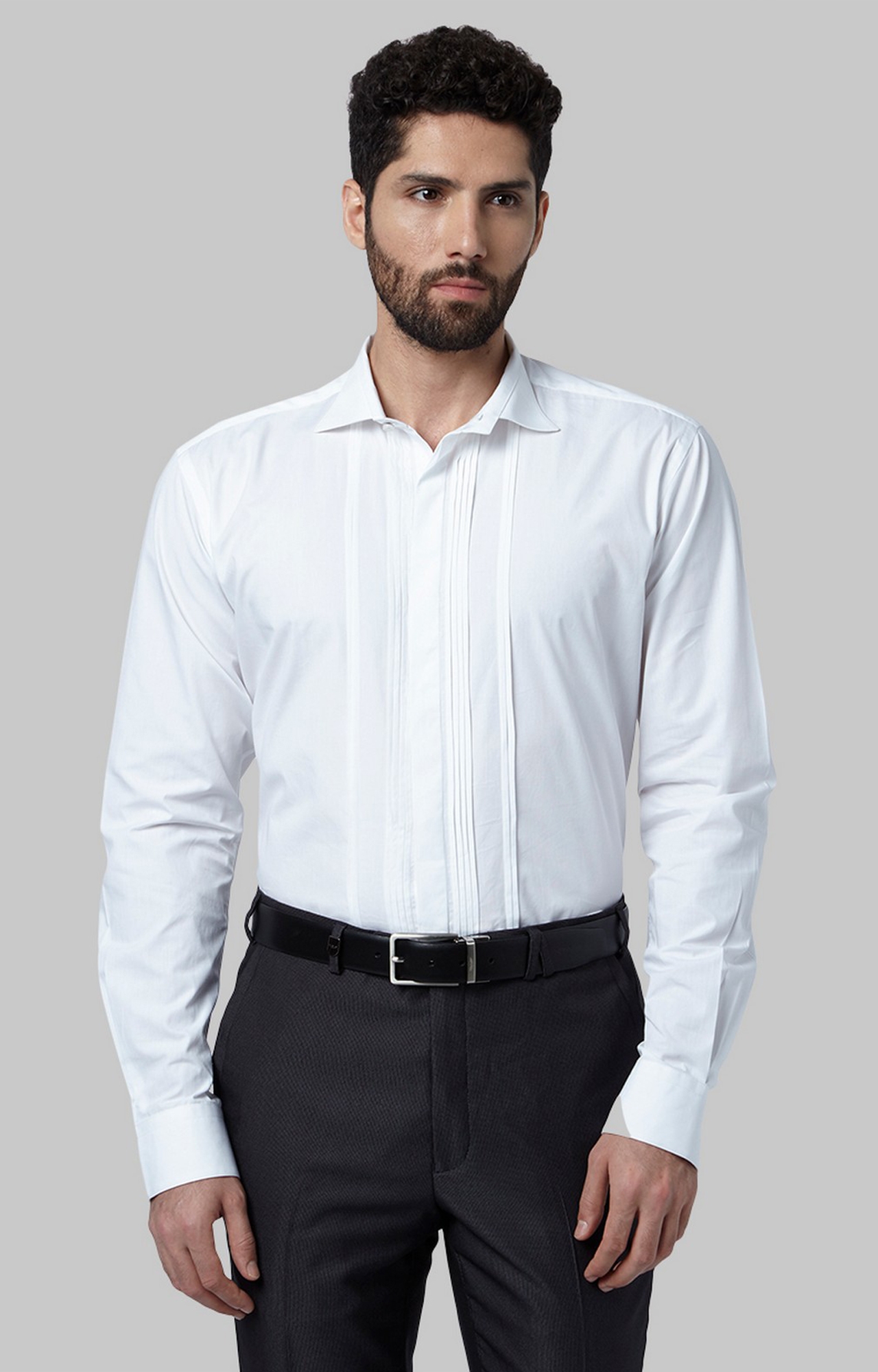 Park Avenue | White Solid Formal Shirt