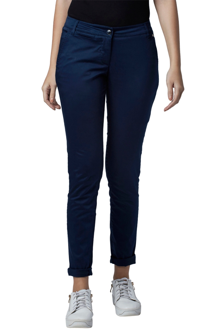 Park Avenue | Blue Tapered Trousers