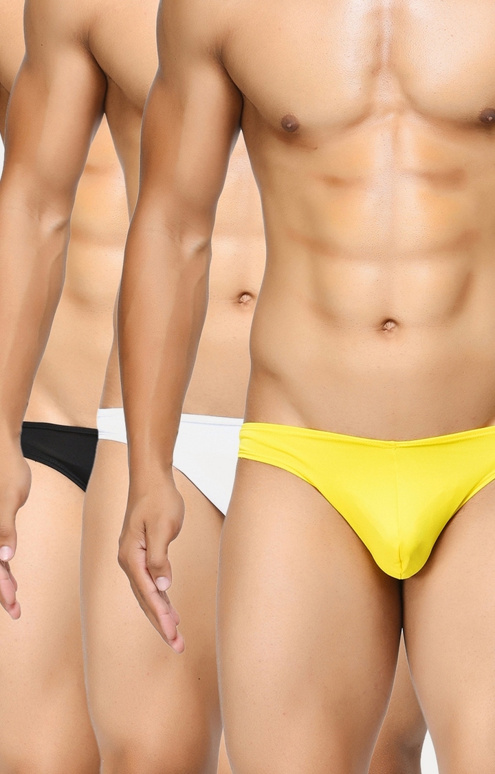 Multicoloured Thongs - Pack of 3