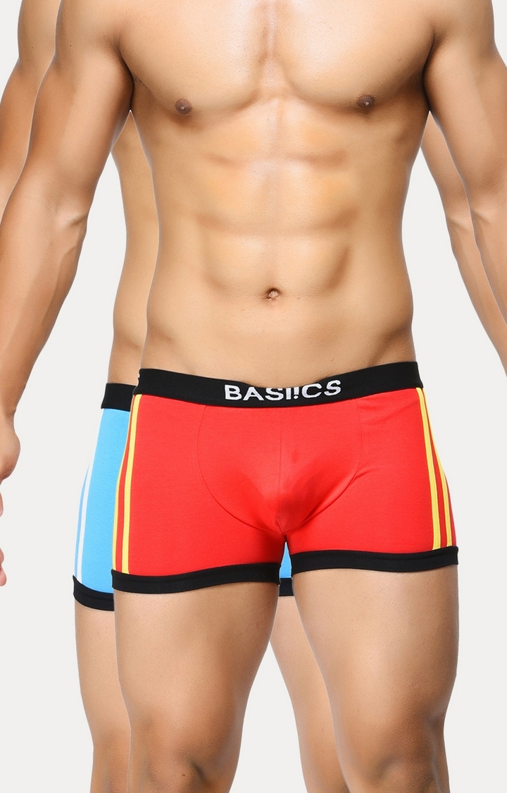 La Intimo | Blue and Red Trunks - Pack of 2