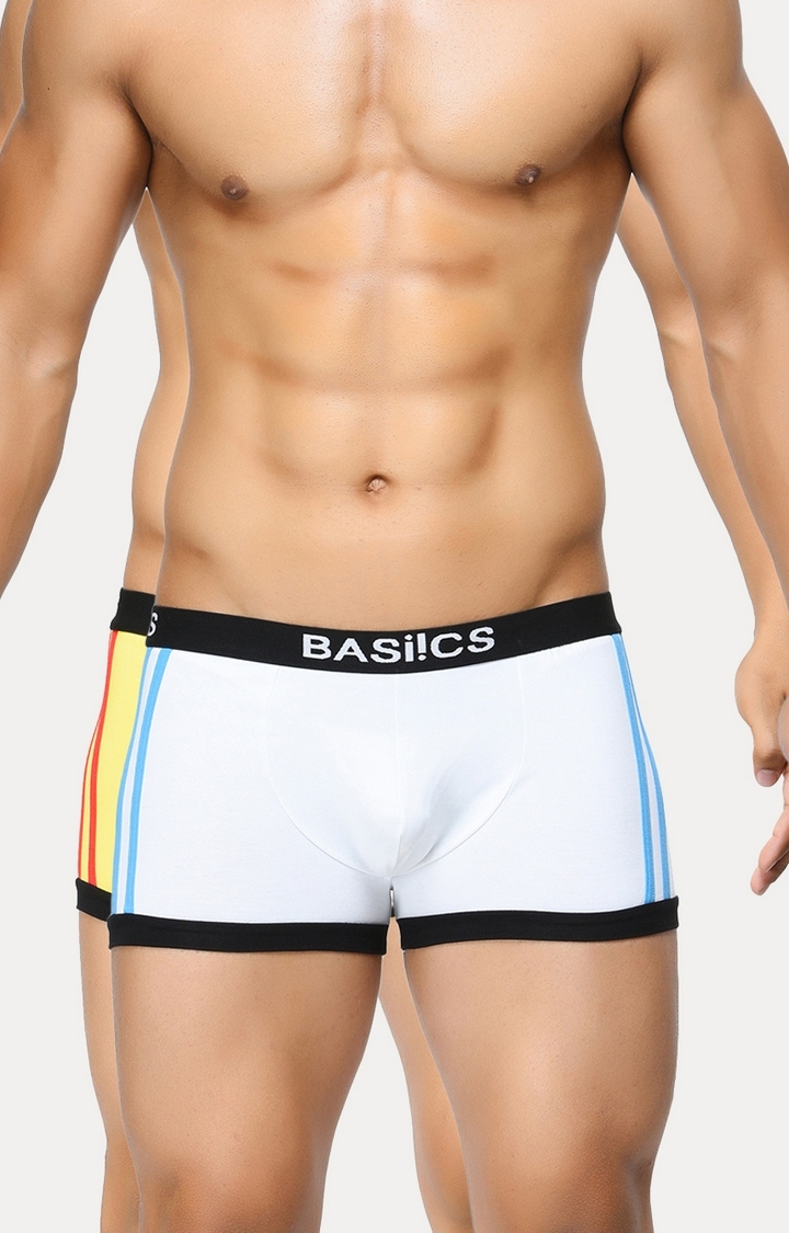 La Intimo | White and Yellow Trunks - Pack of 2