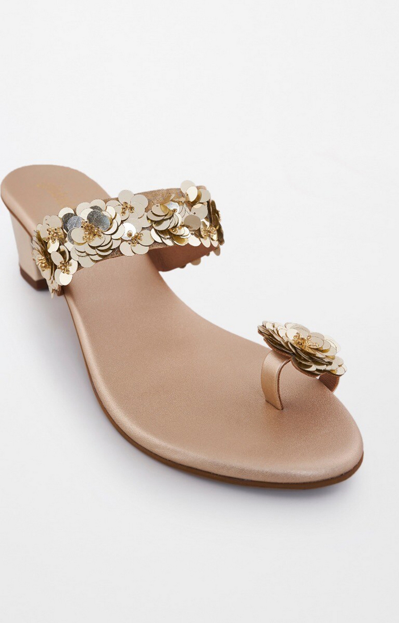 Global Desi | Gold Sandals