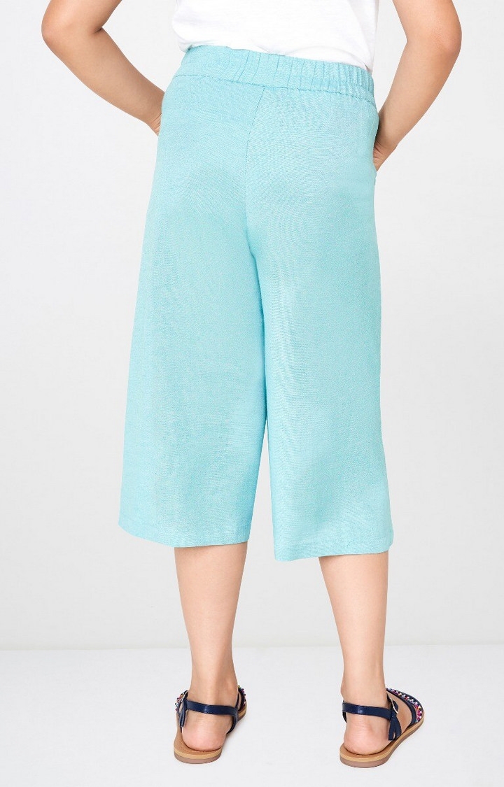 Mint Solid Trousers