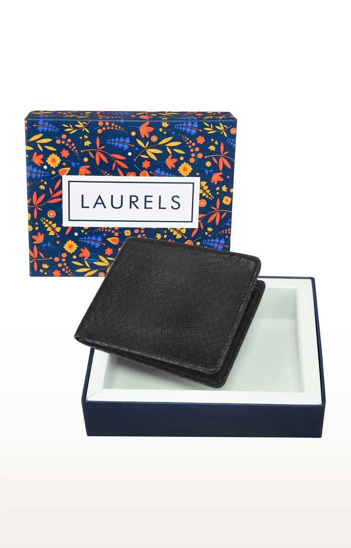Laurels | Black Wallet