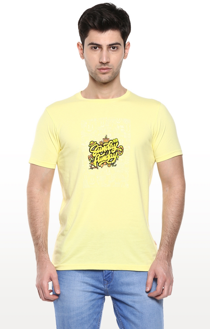 RED CHIEF | Yellow Printed T-Shirt
