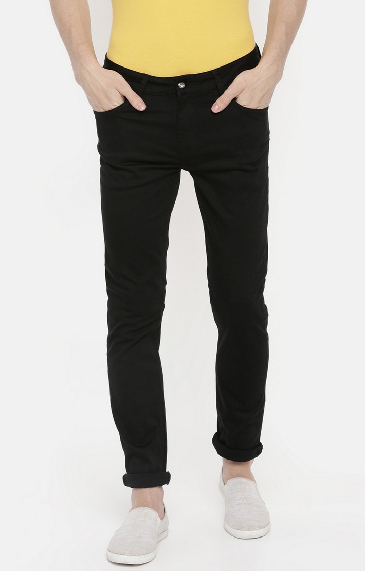 celio | Black Solid Slim Fit Jeans