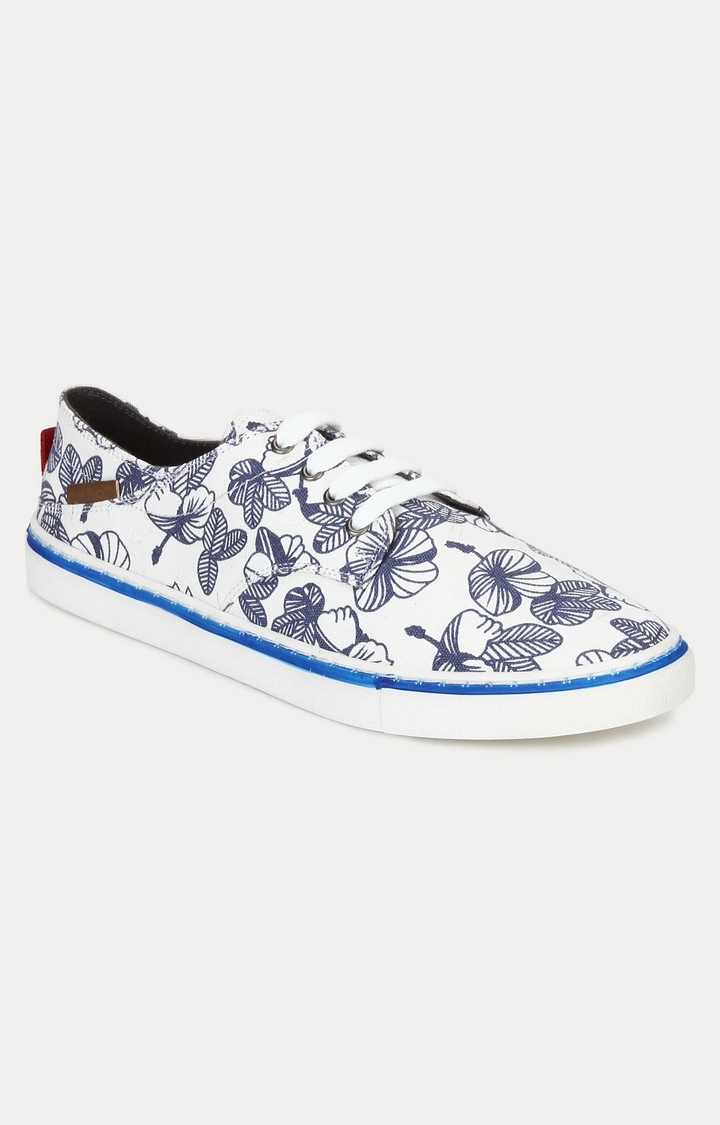 celio | Blue and White Sneakers