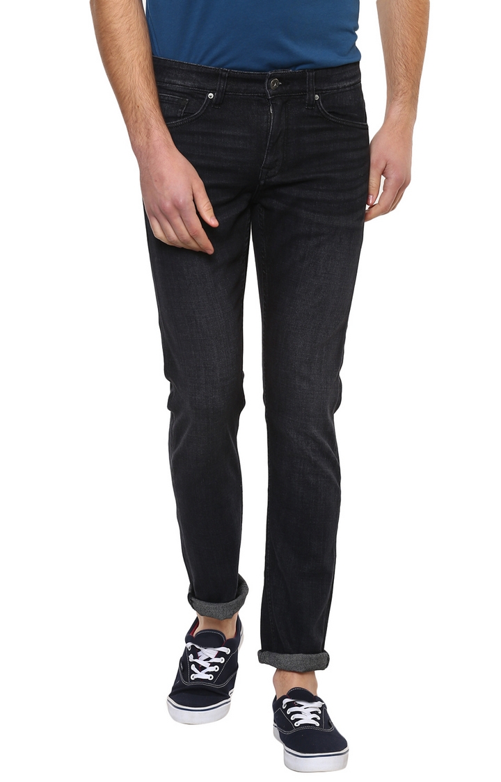 celio | Black Solid Straight Jeans