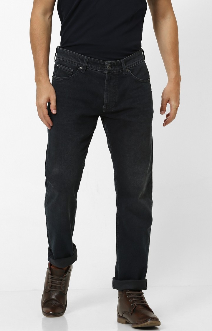 celio | Blue Solid Straight Slim Fit Jeans