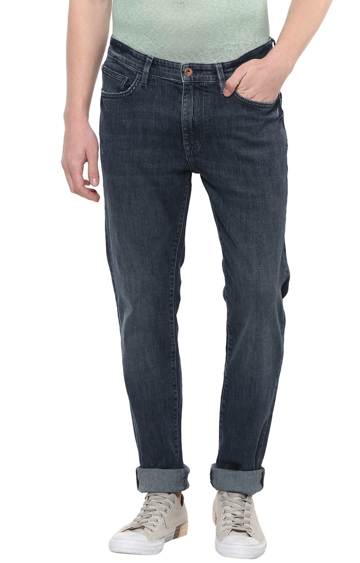 celio | Dark Blue Solid Slim Fit Jeans