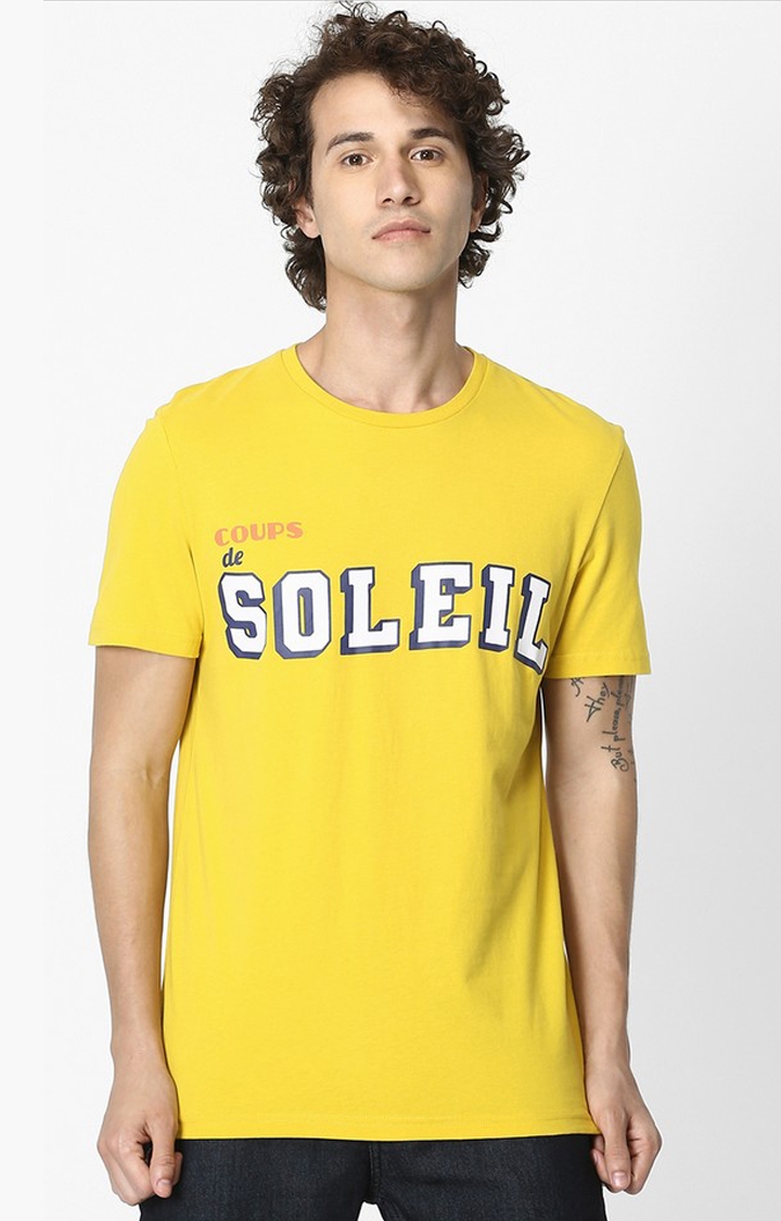 celio | Navy Solid T-Shirt