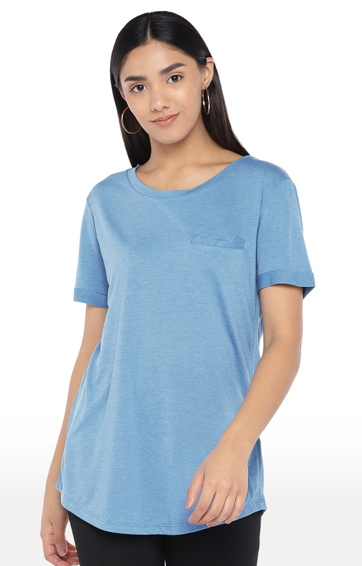 globus | Blue Melange T-Shirt