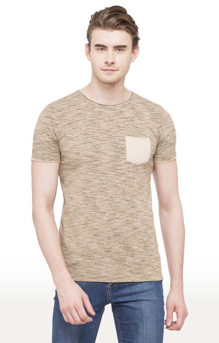 globus | Brown Melange T-Shirt