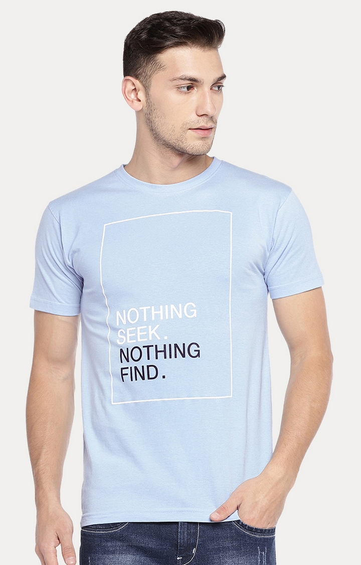 globus | Blue Printed T-Shirt