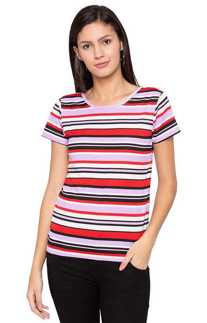 globus | Multicoloured Striped T-Shirt