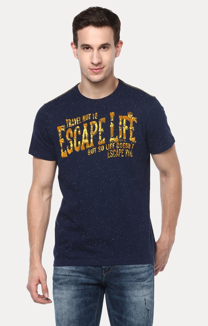 Spykar | spykar Blue Cotton T-Shirt