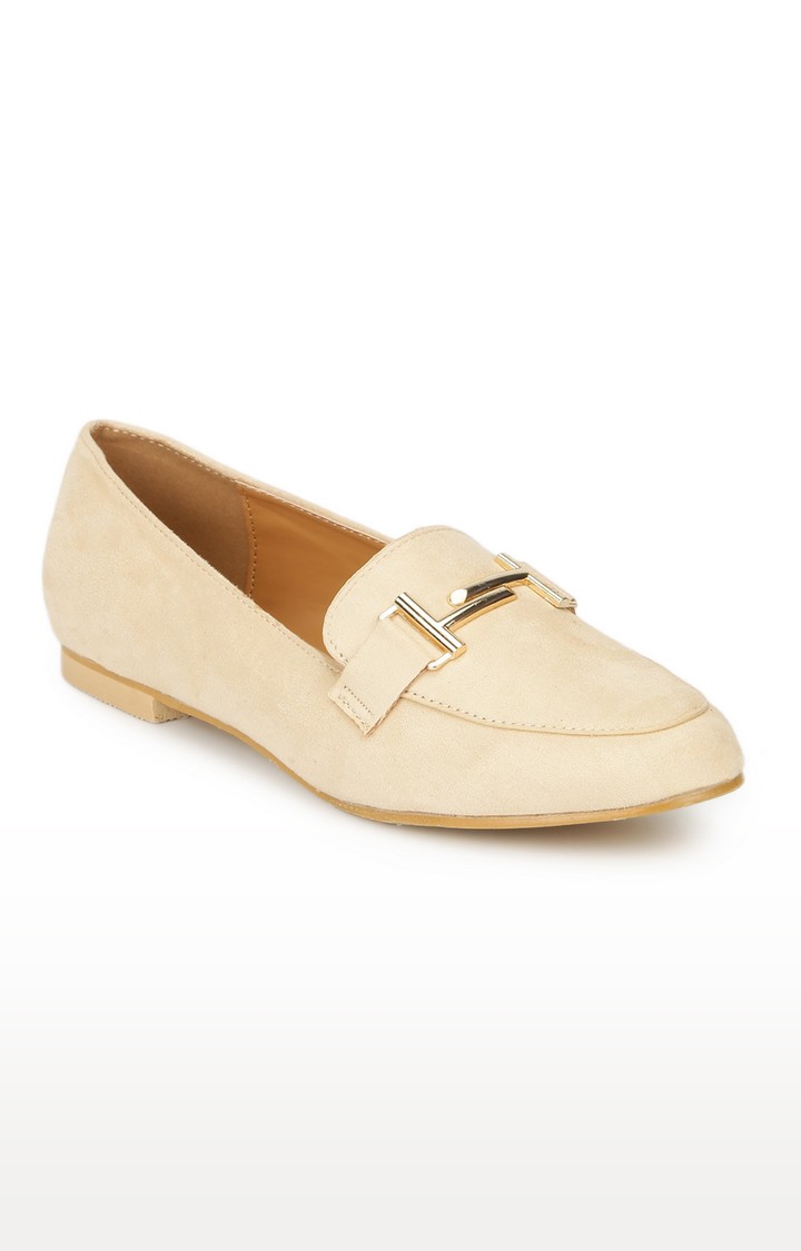 Truffle Collection | Beige Loafers