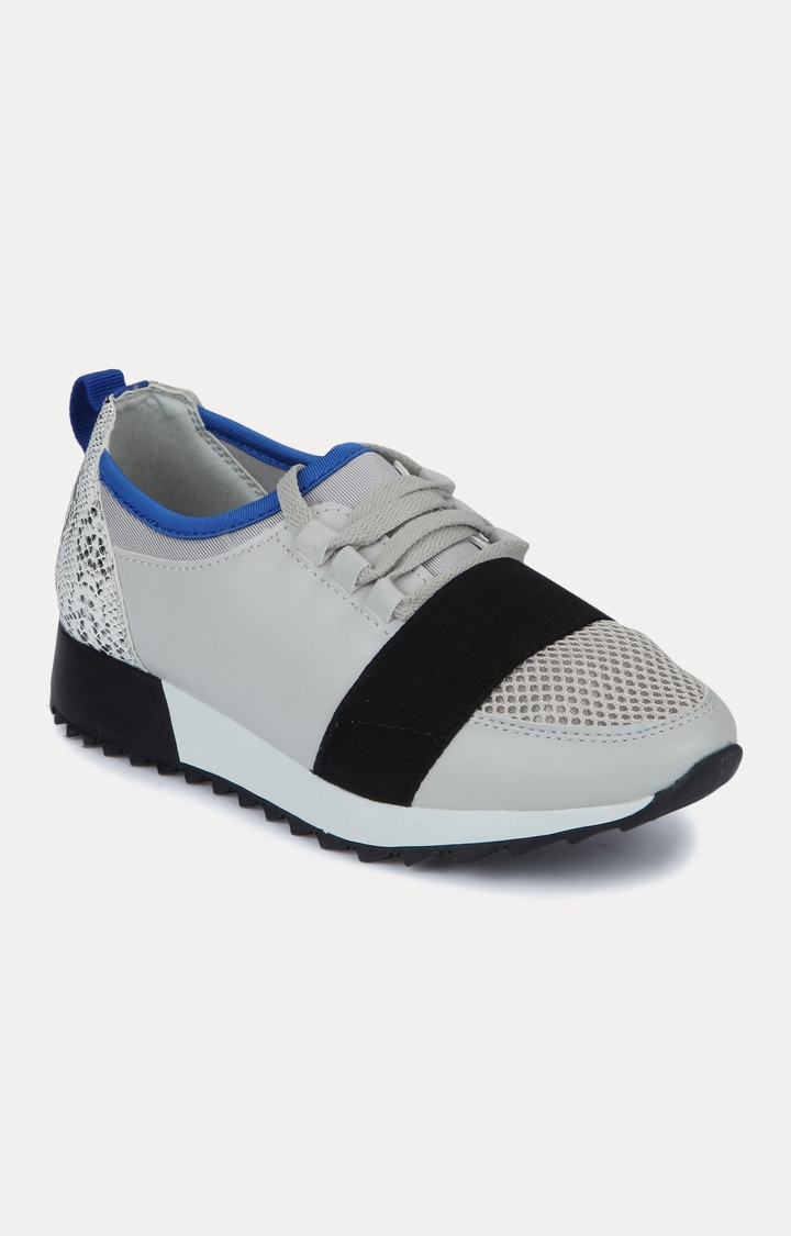 Truffle Collection | Grey Outdoor Sports Shoes