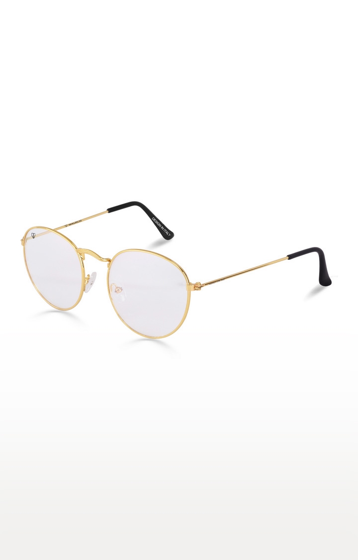 Walrus | Golden Round Sunglasses