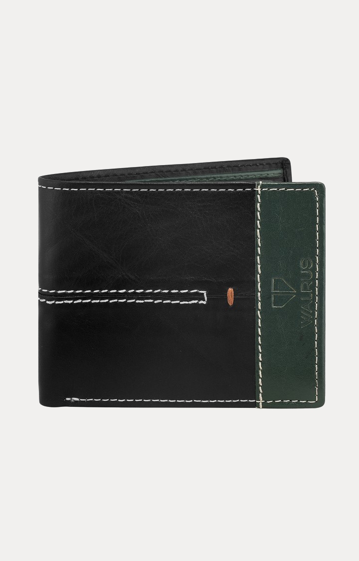 Black and Green Wallet