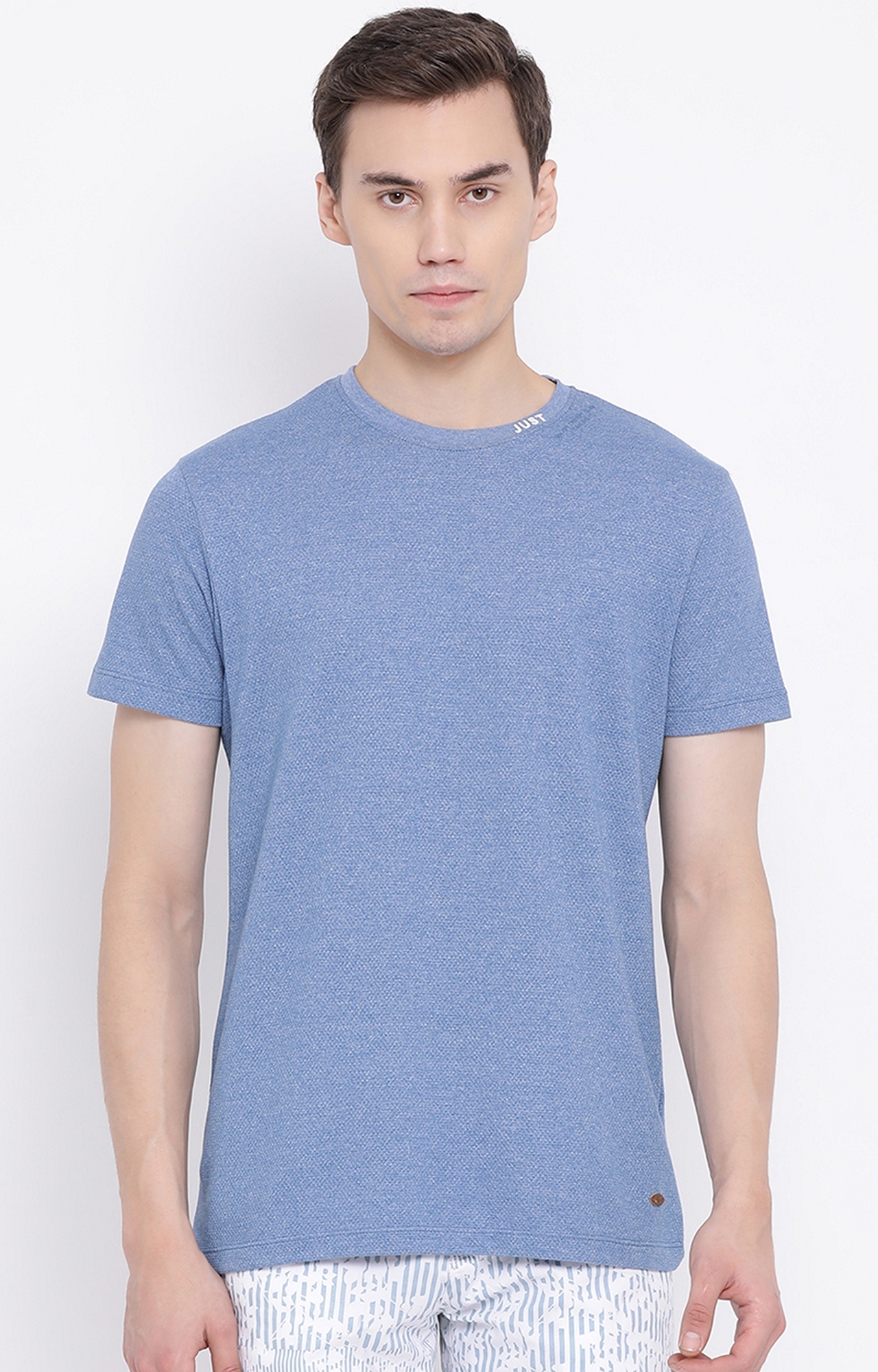 CRIMSOUNE CLUB | Blue Melange T-Shirt